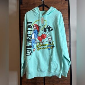 Open 925 Graphic Mint Green Hoodie